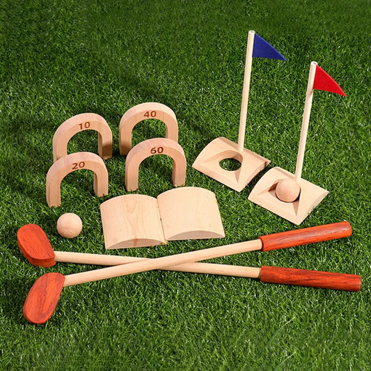 Wooden Indoor Golf Set