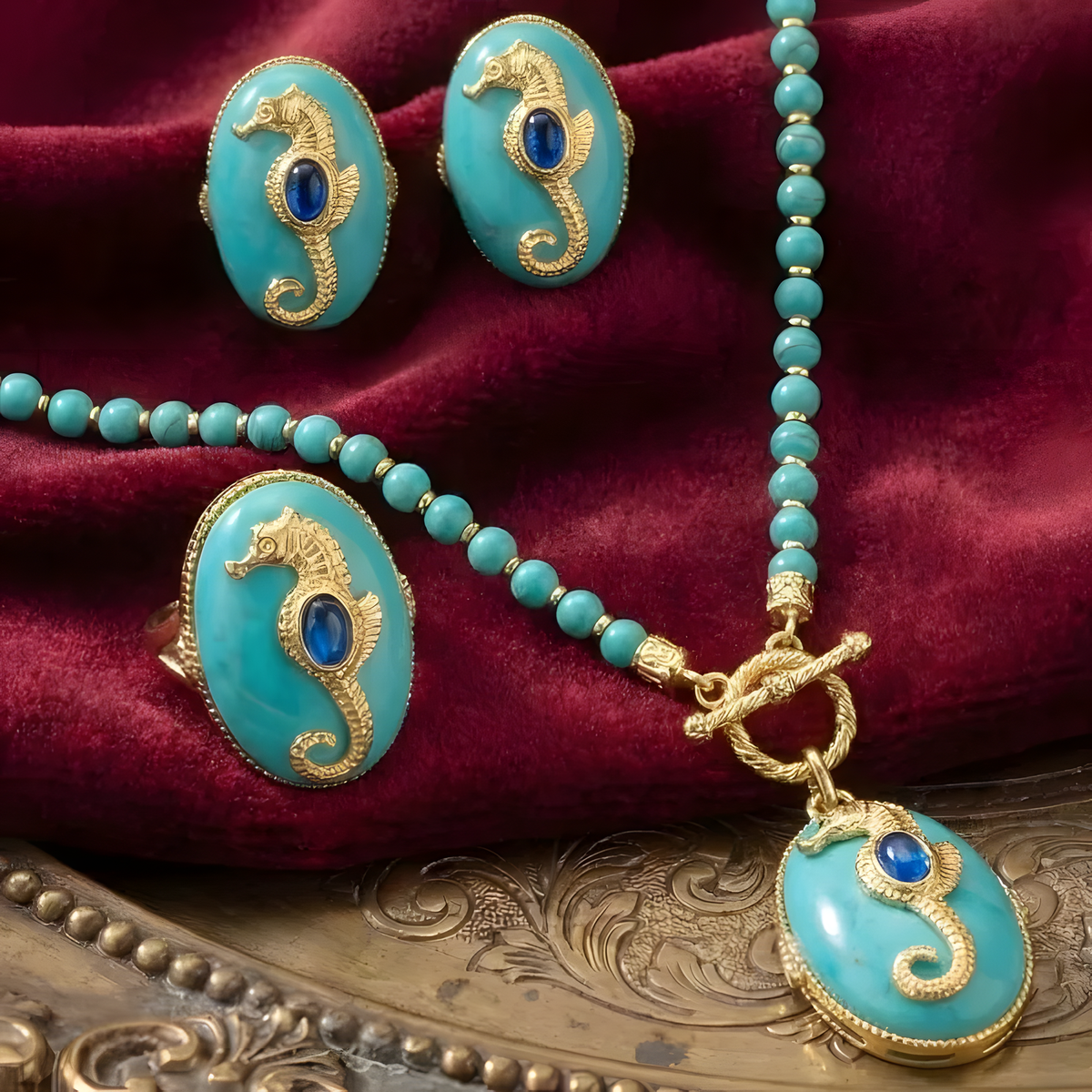 Vintage Zodiac Jewelry Set