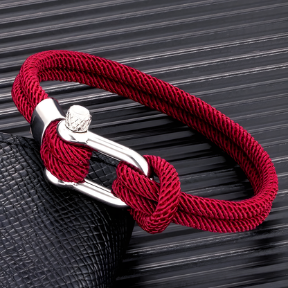 Braided Anchor Bracelet