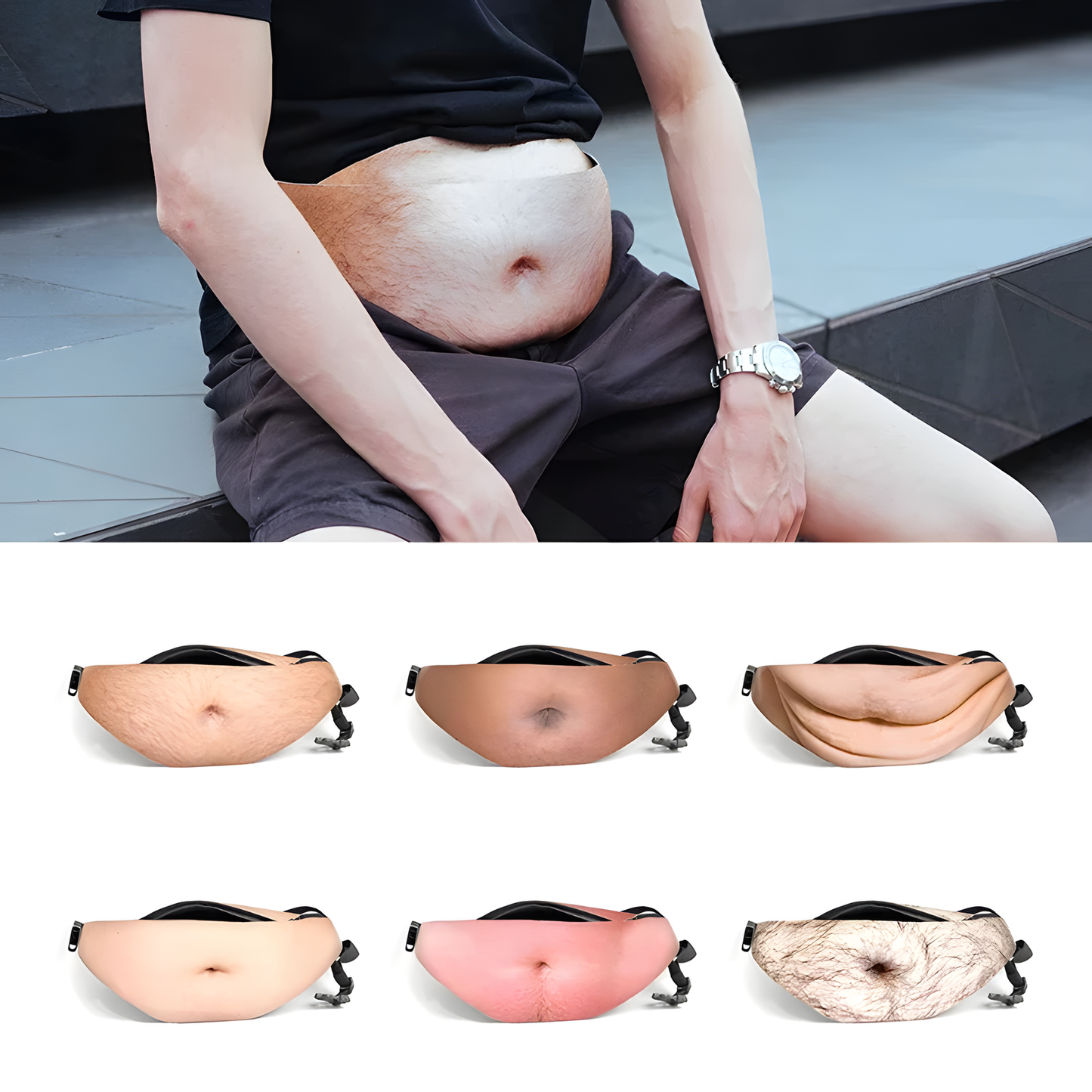 Funny Belly Waist Bag