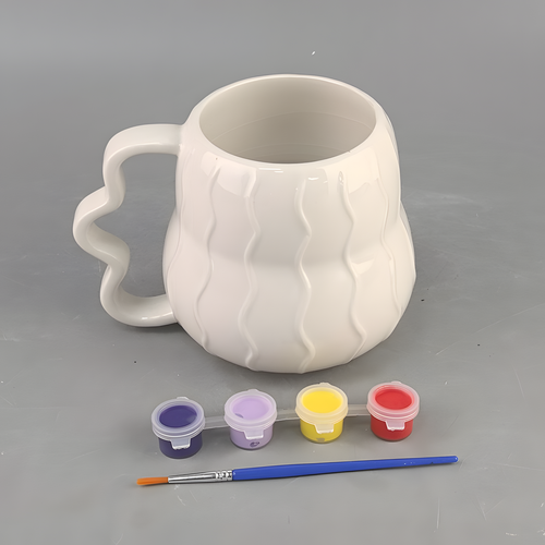 DIY Ceramic Mug and Dish Set