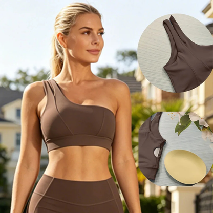 One-Shoulder Sports Bra