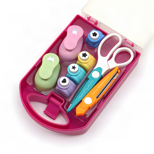 Craft Paper Punch and Scissor Set