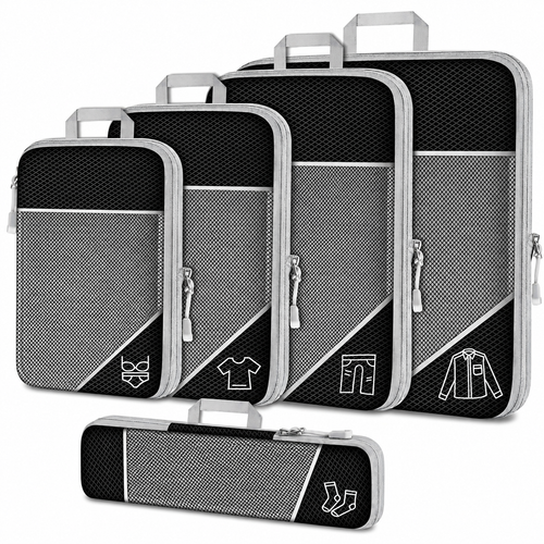 Five-Piece Mesh Packing Cube Set