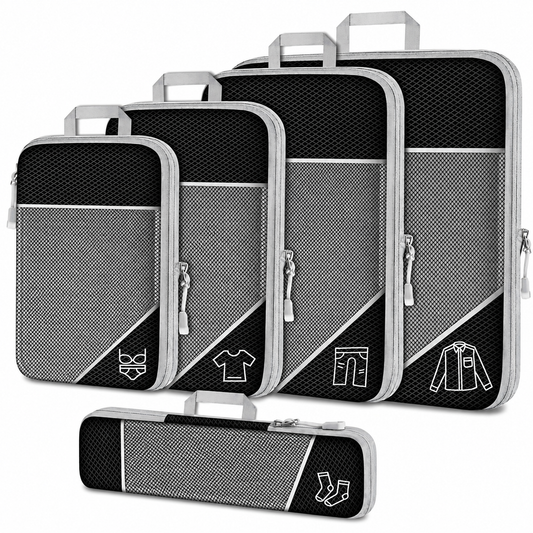 Five-Piece Mesh Packing Cube Set