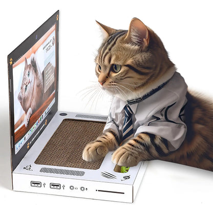 Klösbräda för katter, laptop