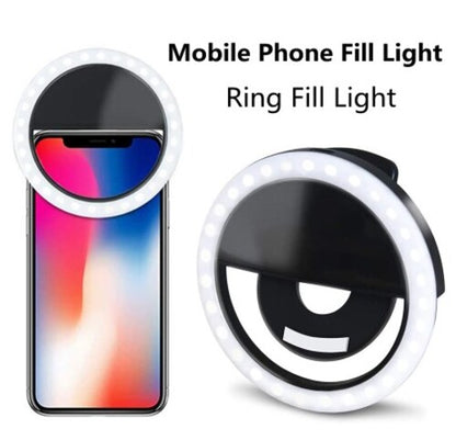 Selfie-ringlampa för telefon