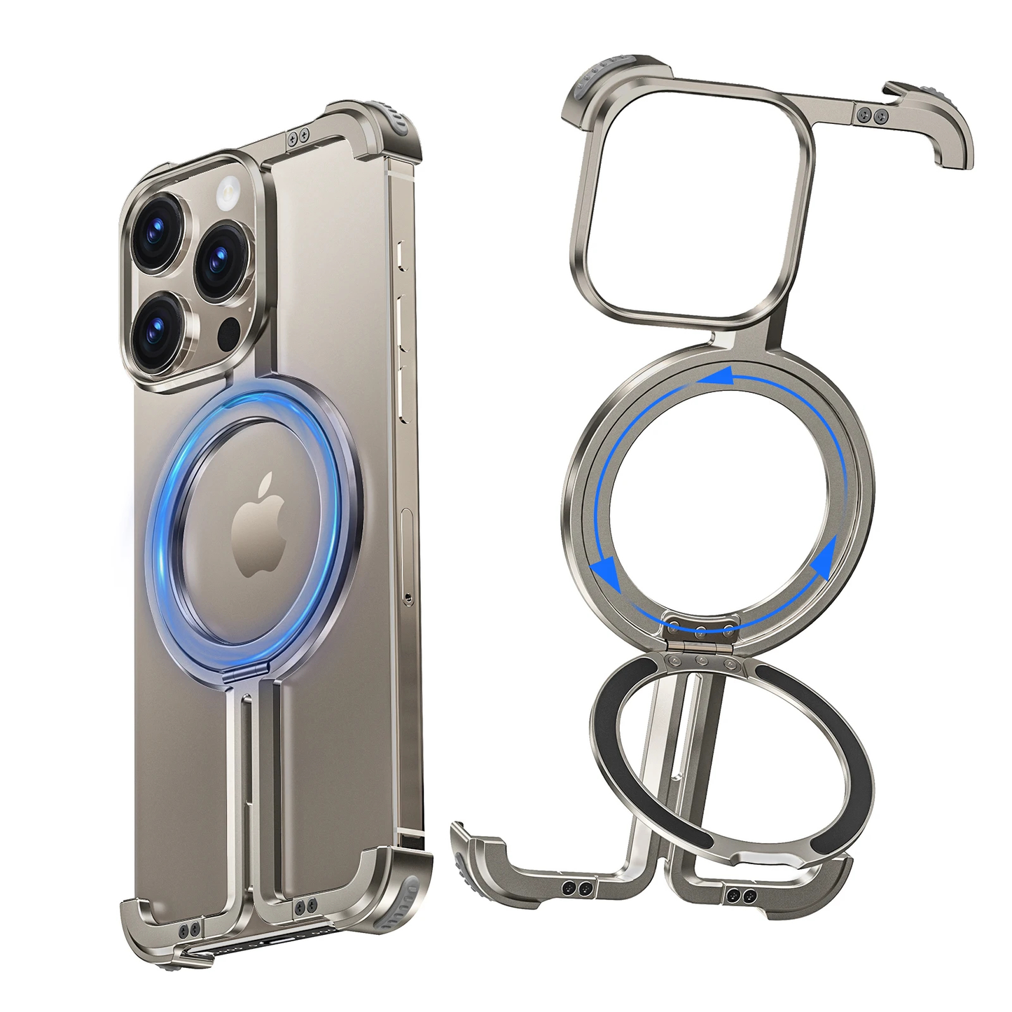 Metal Rotating Phone Case