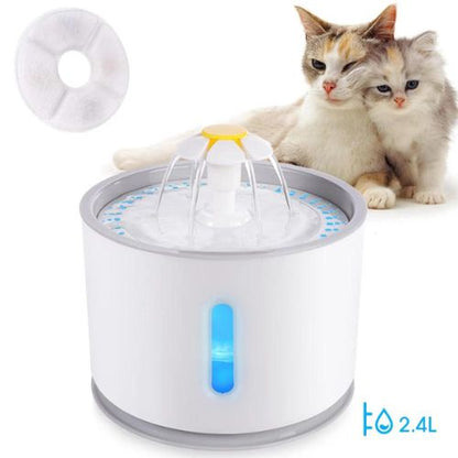 Automatisk kattvattenfontän