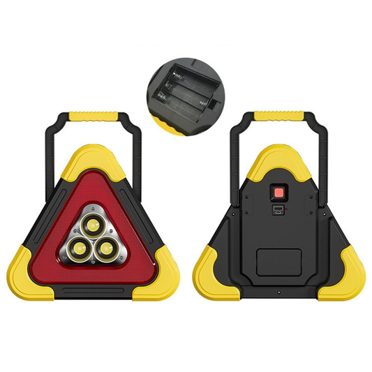 LED Solar Warning Triangle
