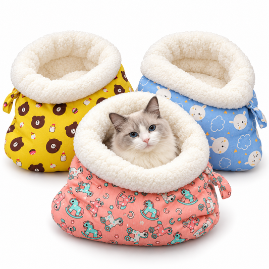 Plush Cat Sleeping Bag