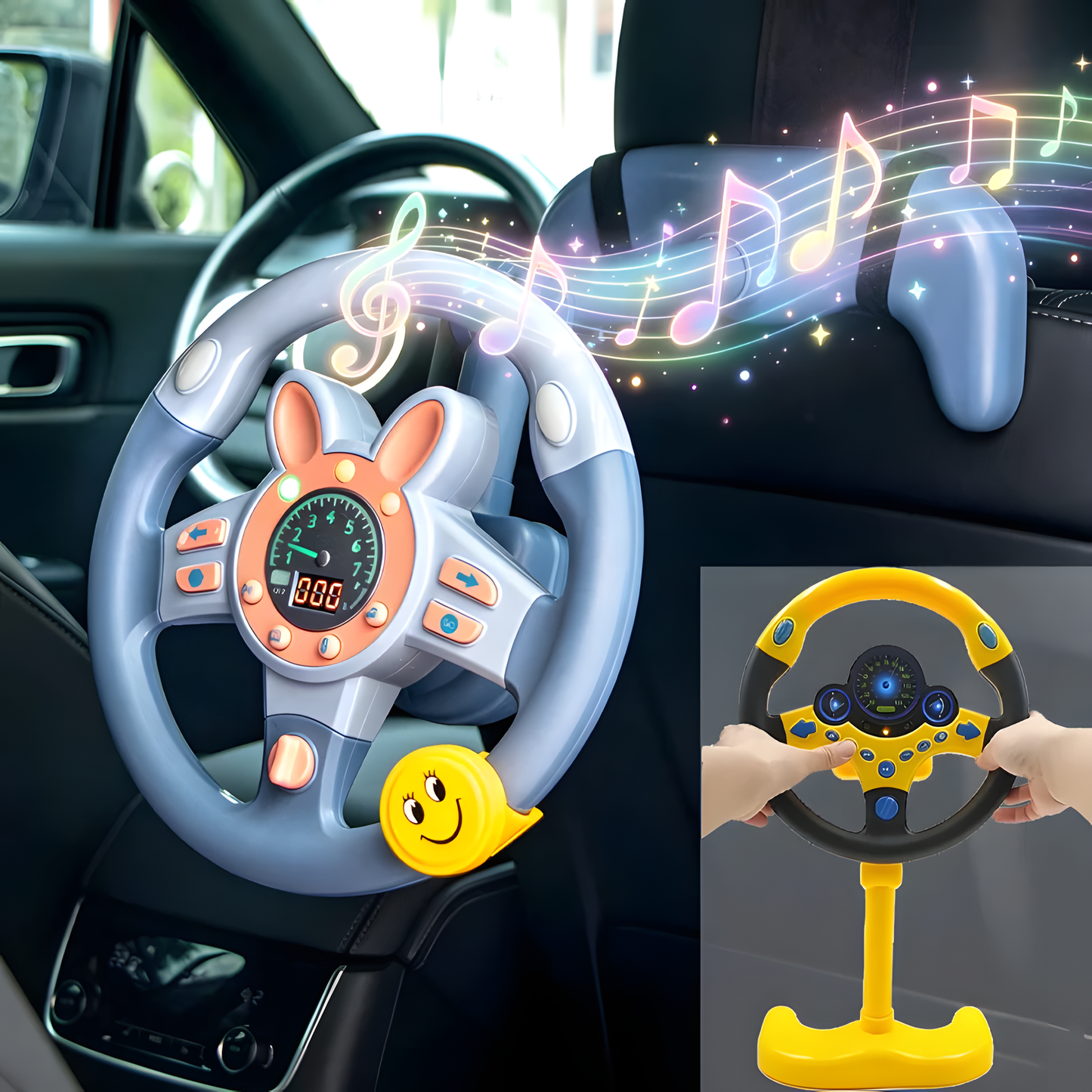 Kids Car Steering Wheel Toy