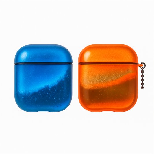 Lysande kvicksand AirPods-fodral