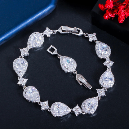 Teardrop Crystal Bracelet