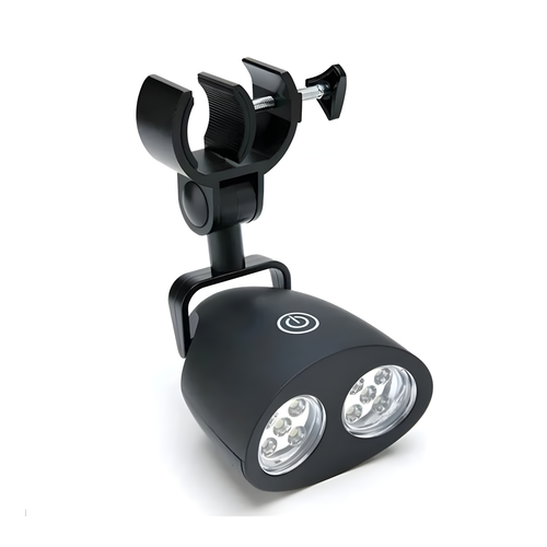 Clamp-On Dual-Head LED Grill Light