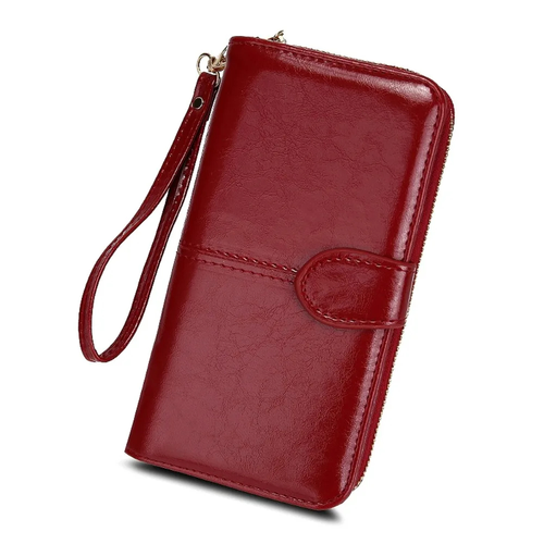 Long Wallet with Wrist Strap