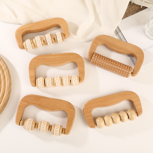 Wooden Roller Leg Massager