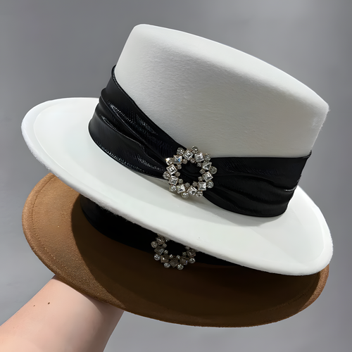 Wool Flat-Top Hat