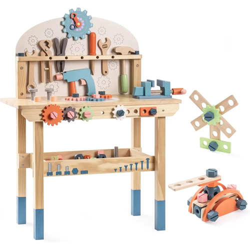 Wooden Kids Tool Workbench