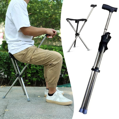 Folding Cane Stool