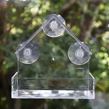 Window Acrylic Bird Feeder