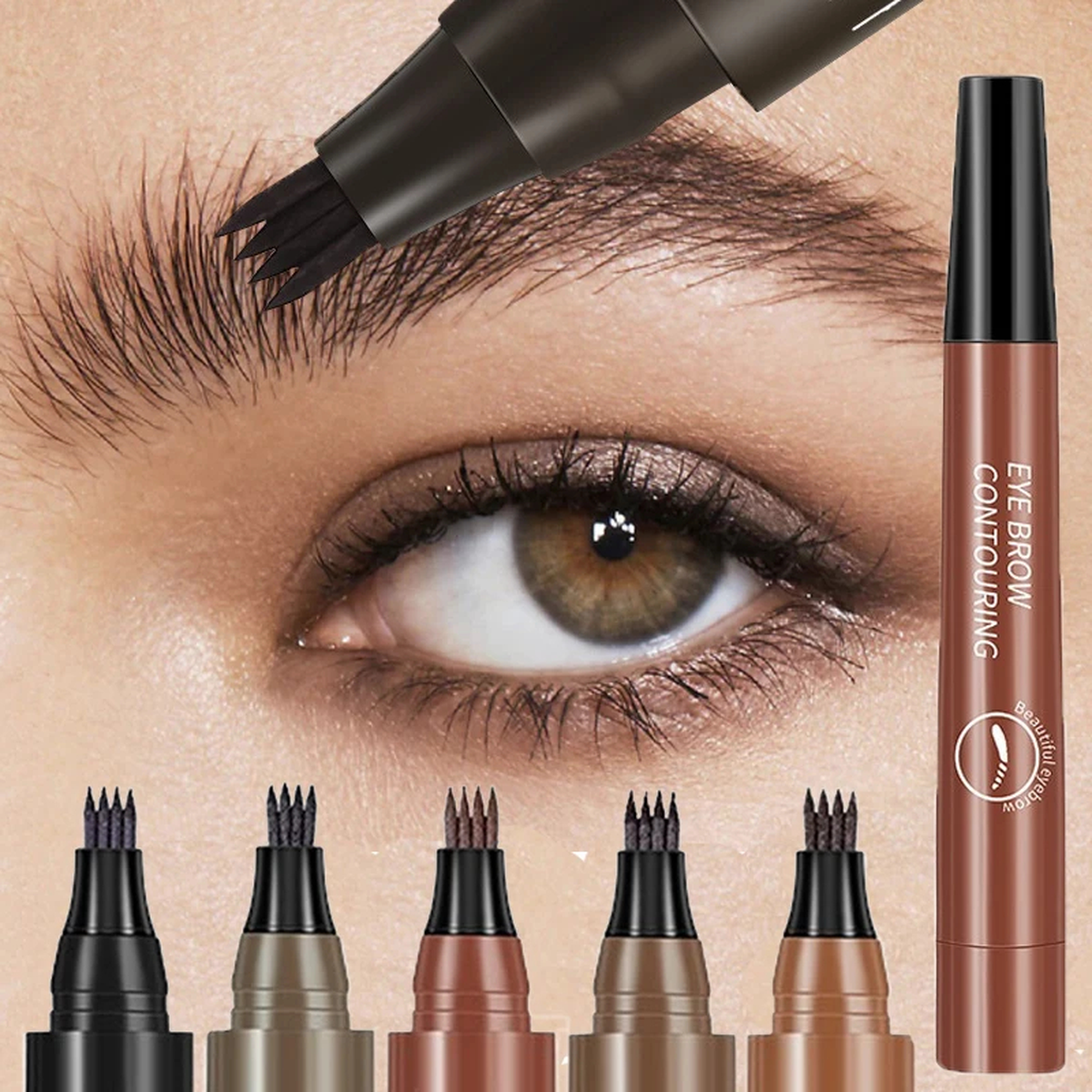 Four-Tip Eyebrow Pencil