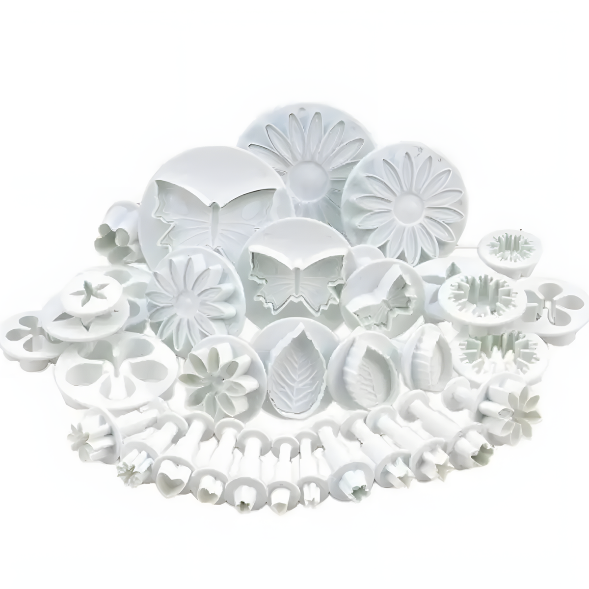 33-Piece Floral Fondant Cutter Set