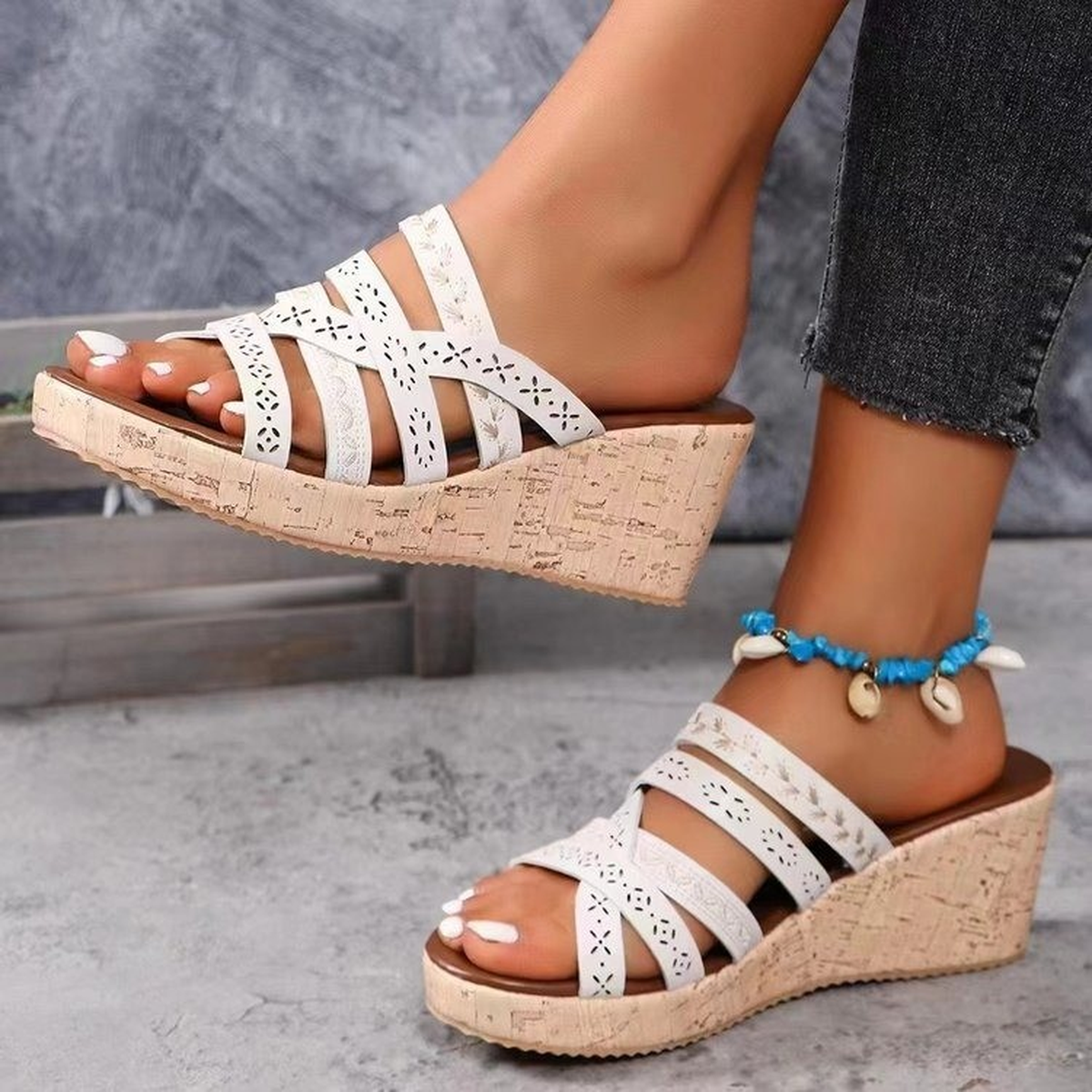Women's Roman Wedge Sandals