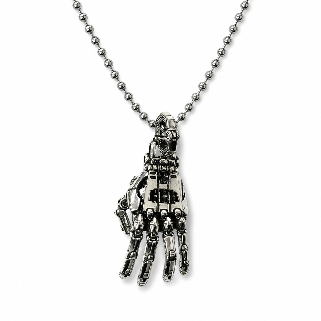 Mechanical Hand Pendant Necklace