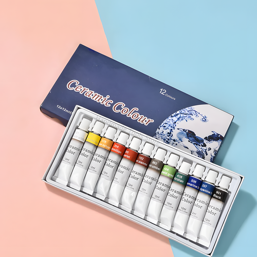 12-Color Ceramic Paint Set