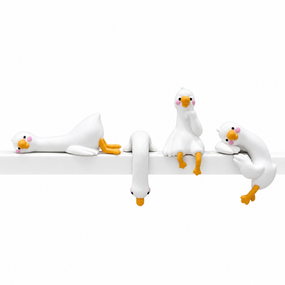 Resting Duck Monitor Figurines