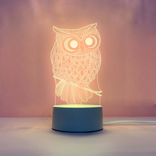 Engraved Acrylic LED Night Light