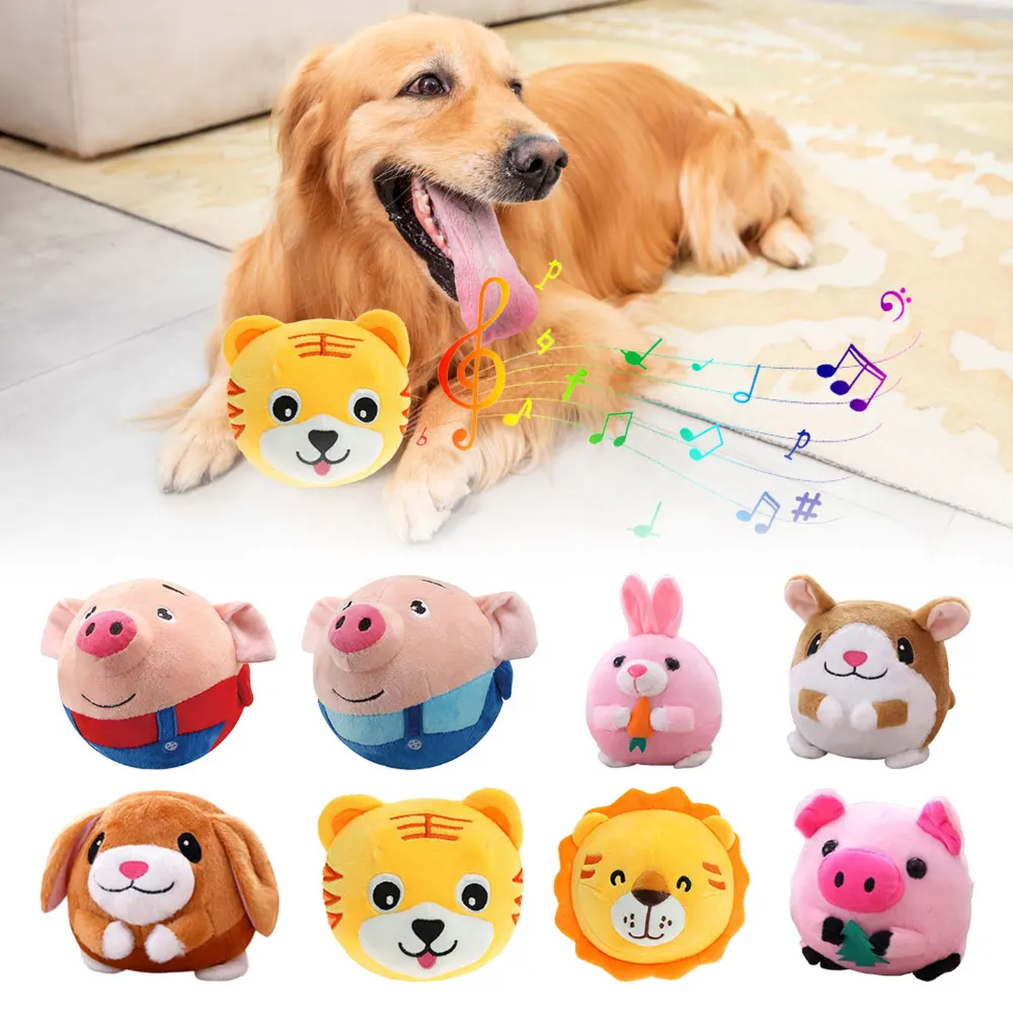 Electric Plush Jumping Dog Toy