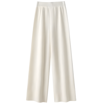 Wool Wide-Leg Pants