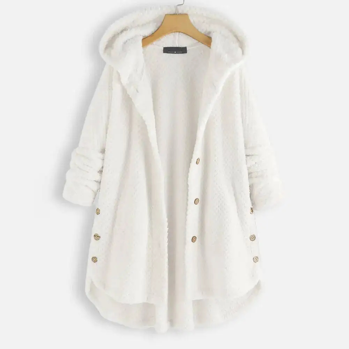 Hooded Fleece Cardigan