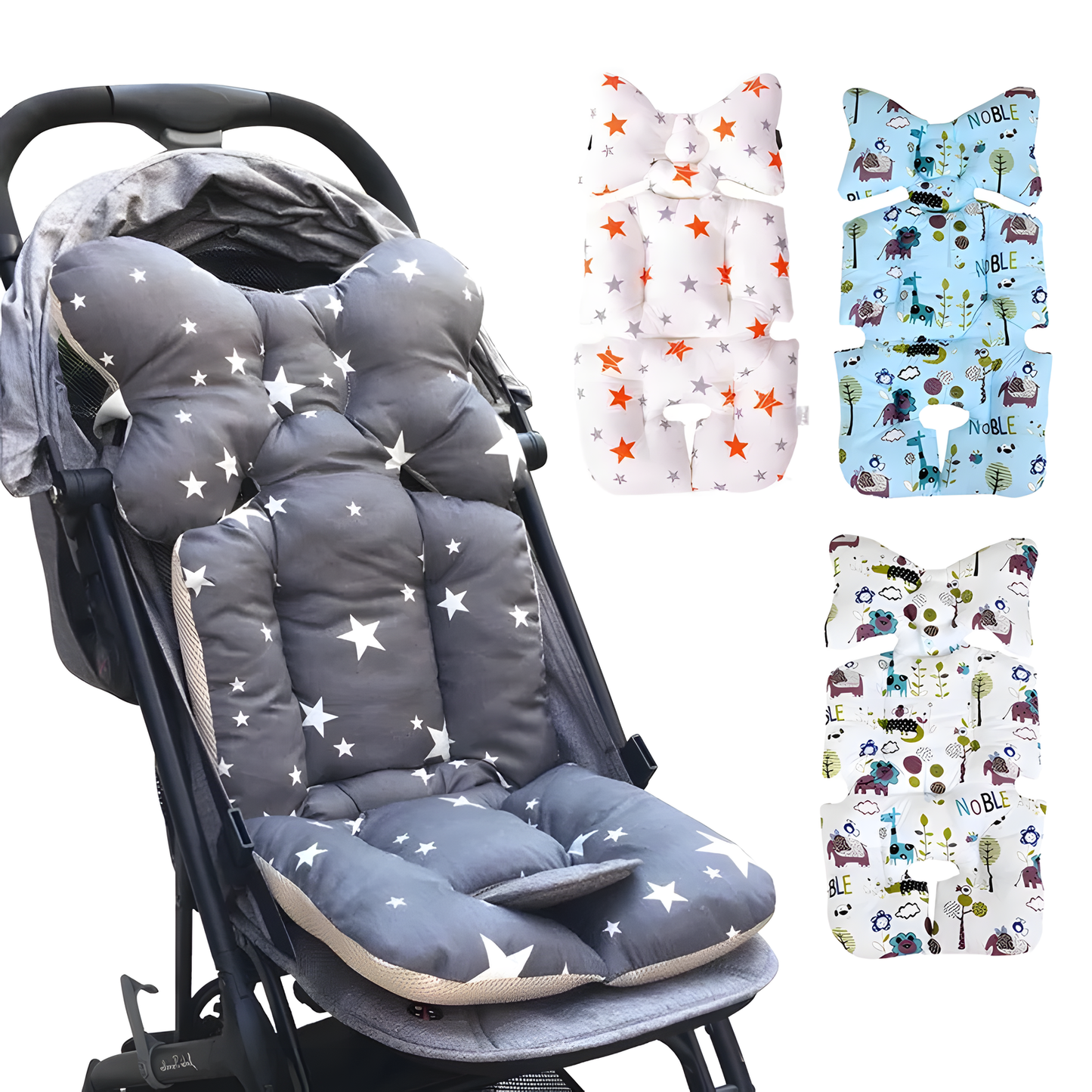Reversible Stroller Cushion