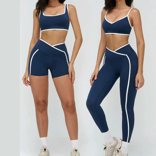 Color-Block Yoga Set