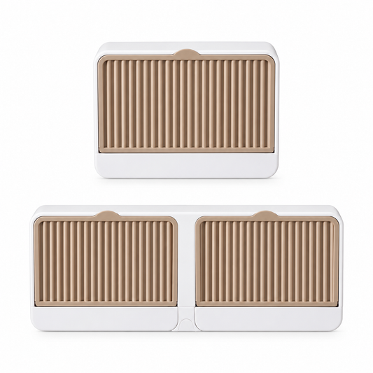 Flip-Cover Wall Soap Holder