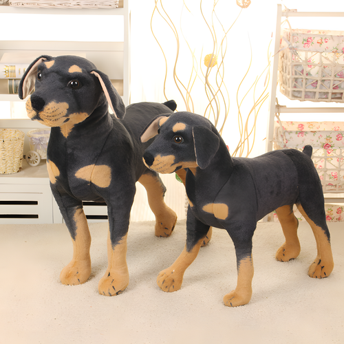 Black Dog Plush Toy