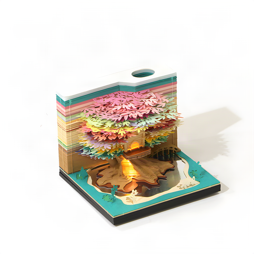 Treehouse Paper Sculpture Memo Pad