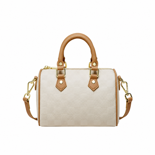Mini Leather Boston Bag