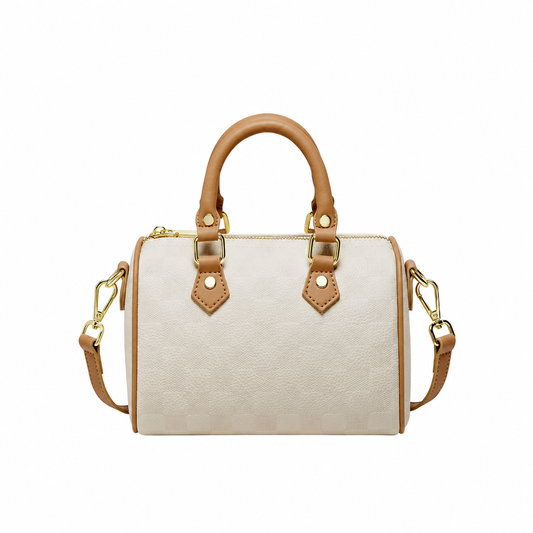 Mini Leather Boston Bag
