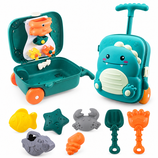 Dinosaur Suitcase Beach Toy Set