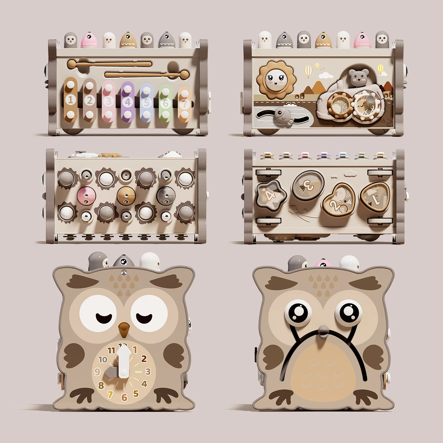 Owl Activity Toy Box