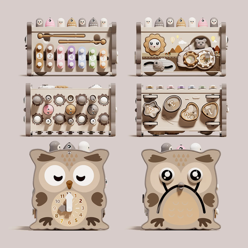 Owl Activity Toy Box