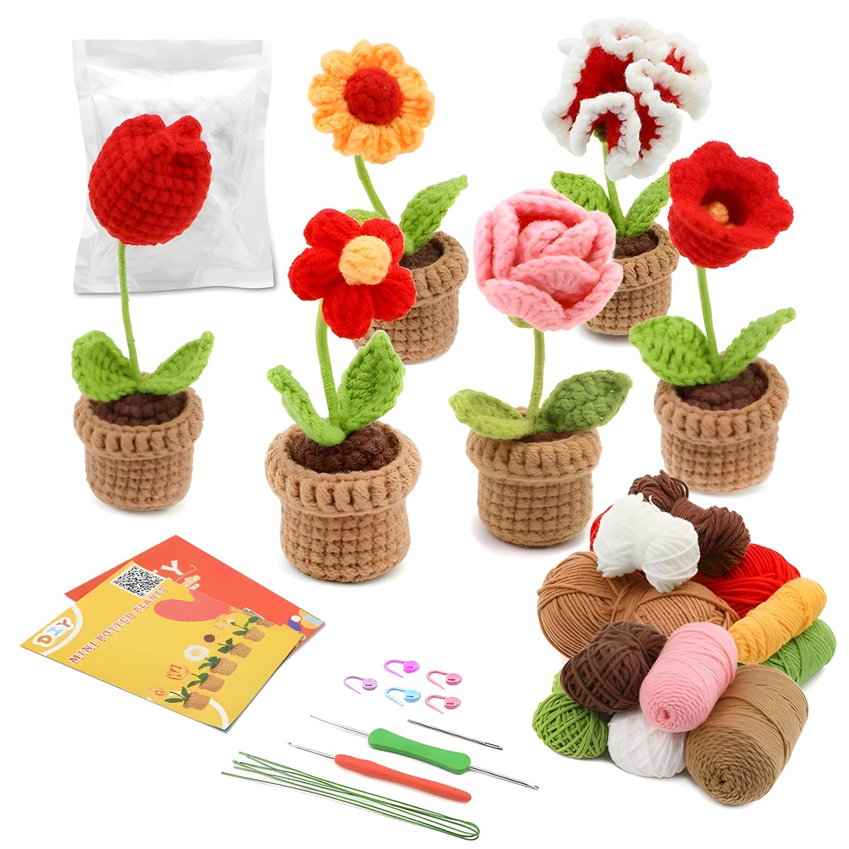 Crochet Flower Kit