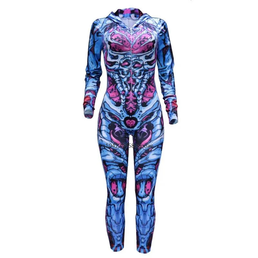Colorful Skeleton Bodysuit