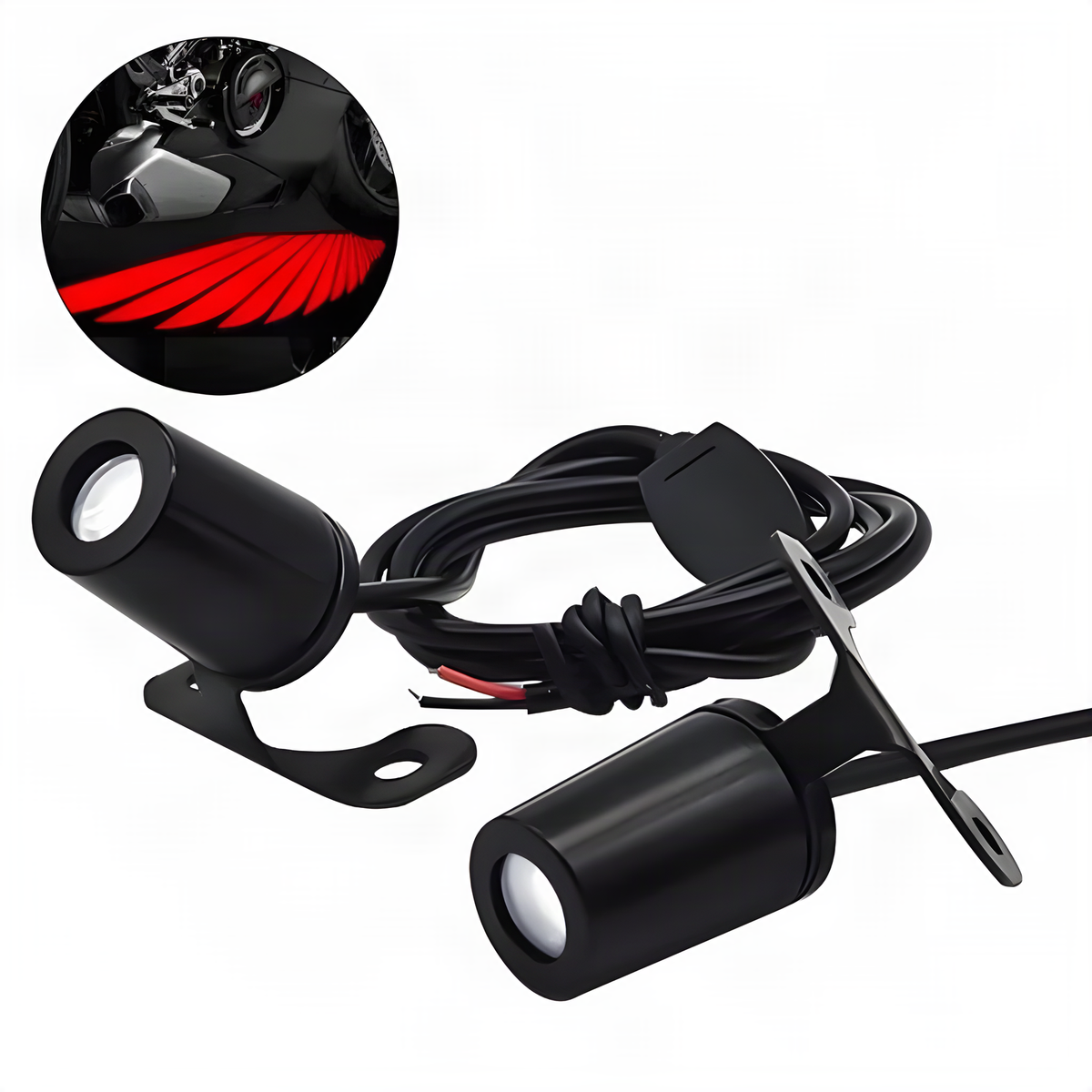 Motorcycle Angel Wing Projector Lights (2-Pack)