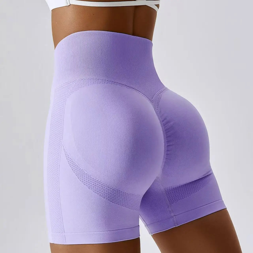 Seamless Peach Hip Yoga Shorts