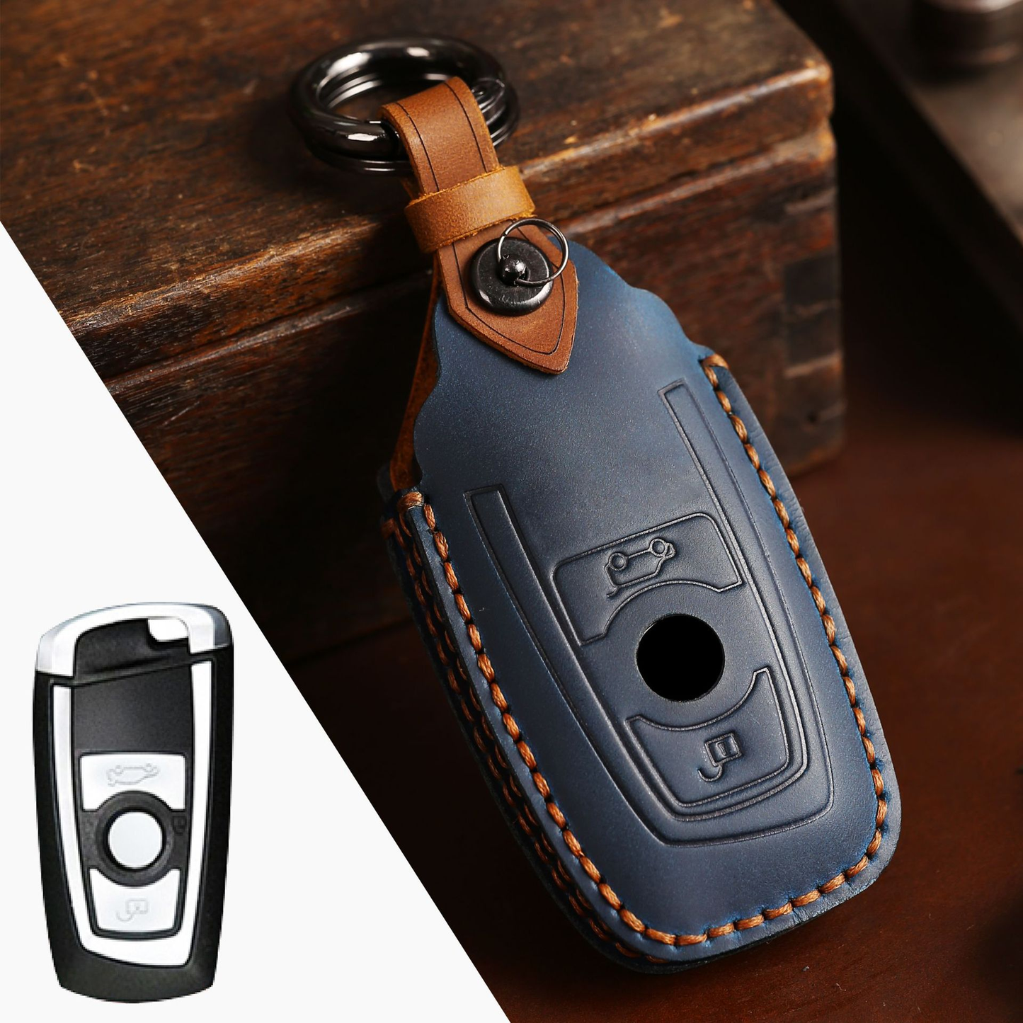 Leather Car Key Cover